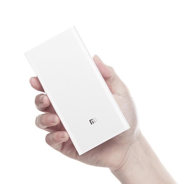 Original Xiaomi Power Bank 20000mAh 2C Portable Charger Support QC3.0 Dual USB Mi External Battery Bank 20000 for Mobile Phones