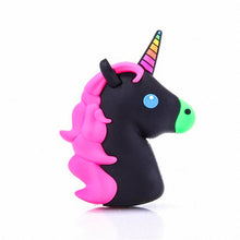 Load image into Gallery viewer, Portable Battery Charger 8000 mah Funny Cute Emoji Unicorn Power Bank 18650 Charge Cartoon Powerbank