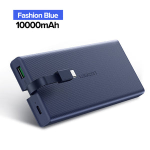 Ugreen 10000mAh Power Bank 18W Quick Charge 3.0 Powerbank External Battery Charger Pack For Xiaomi Mobile Phone Type C Poverbank