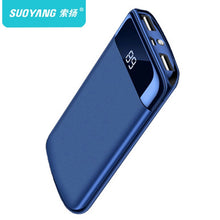 Load image into Gallery viewer, 30000mah Power Bank External Battery PoverBank 2 USB LED Powerbank Portable Mobile phone Charger for Xiaomi MI iphone Samsung