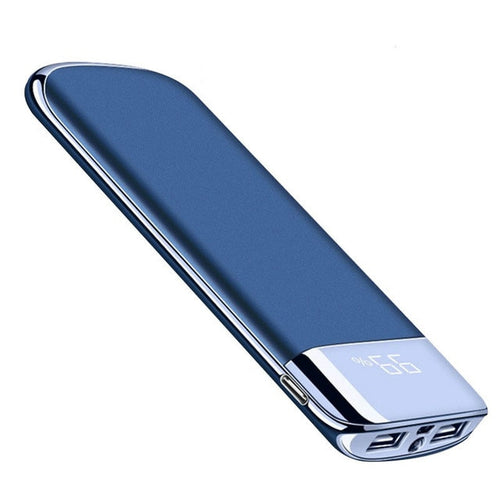 Power Bank 30000mah External Battery PoverBank 2 USB LED Powerbank Portable Mobile phone Charger for Xiaomi MI iphone Xs