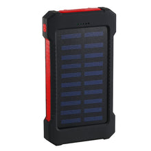 Load image into Gallery viewer, Solar Power Bank Waterproof 30000mAh Solar Charger 2 USB Ports External Charger Powerbank for Xiaomi Smartphone with LED Light