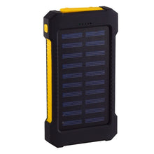 Load image into Gallery viewer, Solar Power Bank Waterproof 30000mAh Solar Charger 2 USB Ports External Charger Powerbank for Xiaomi Smartphone with LED Light